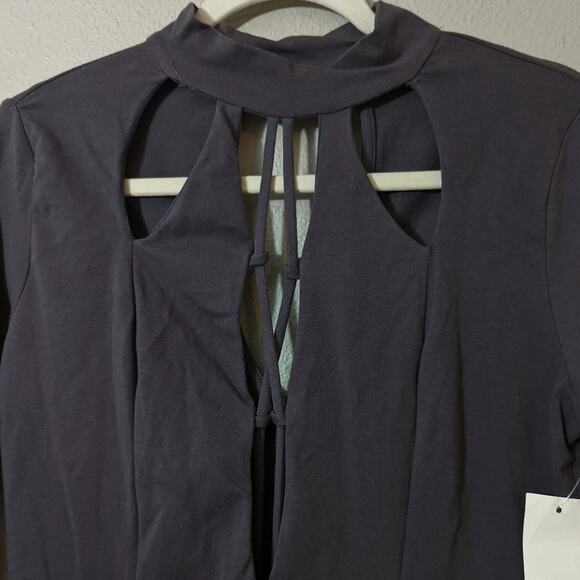 Charlotte Russe Lace Up Bodycon Dress - Picture 2 of 3